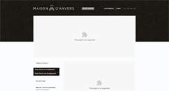 Desktop Screenshot of maisondanvers.be
